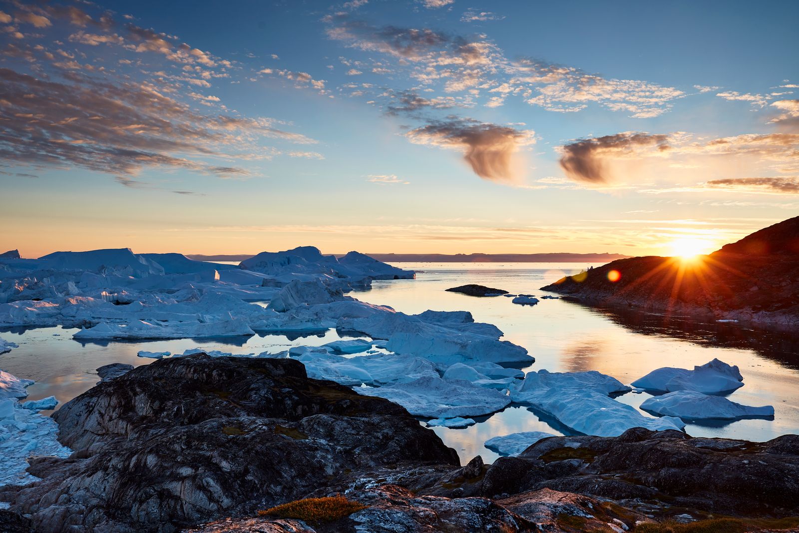 Icefjord Mignight Sun