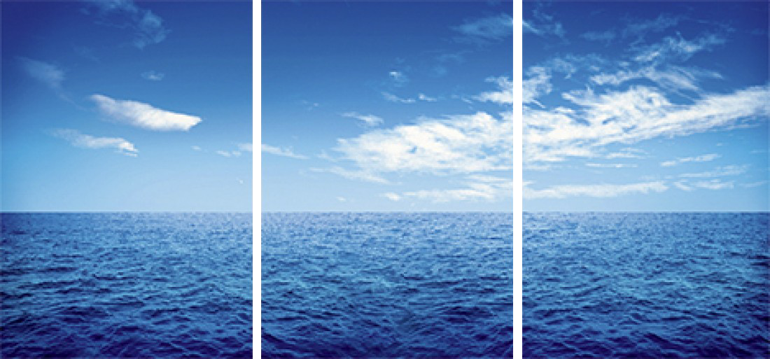 Deep Blue Tríptico