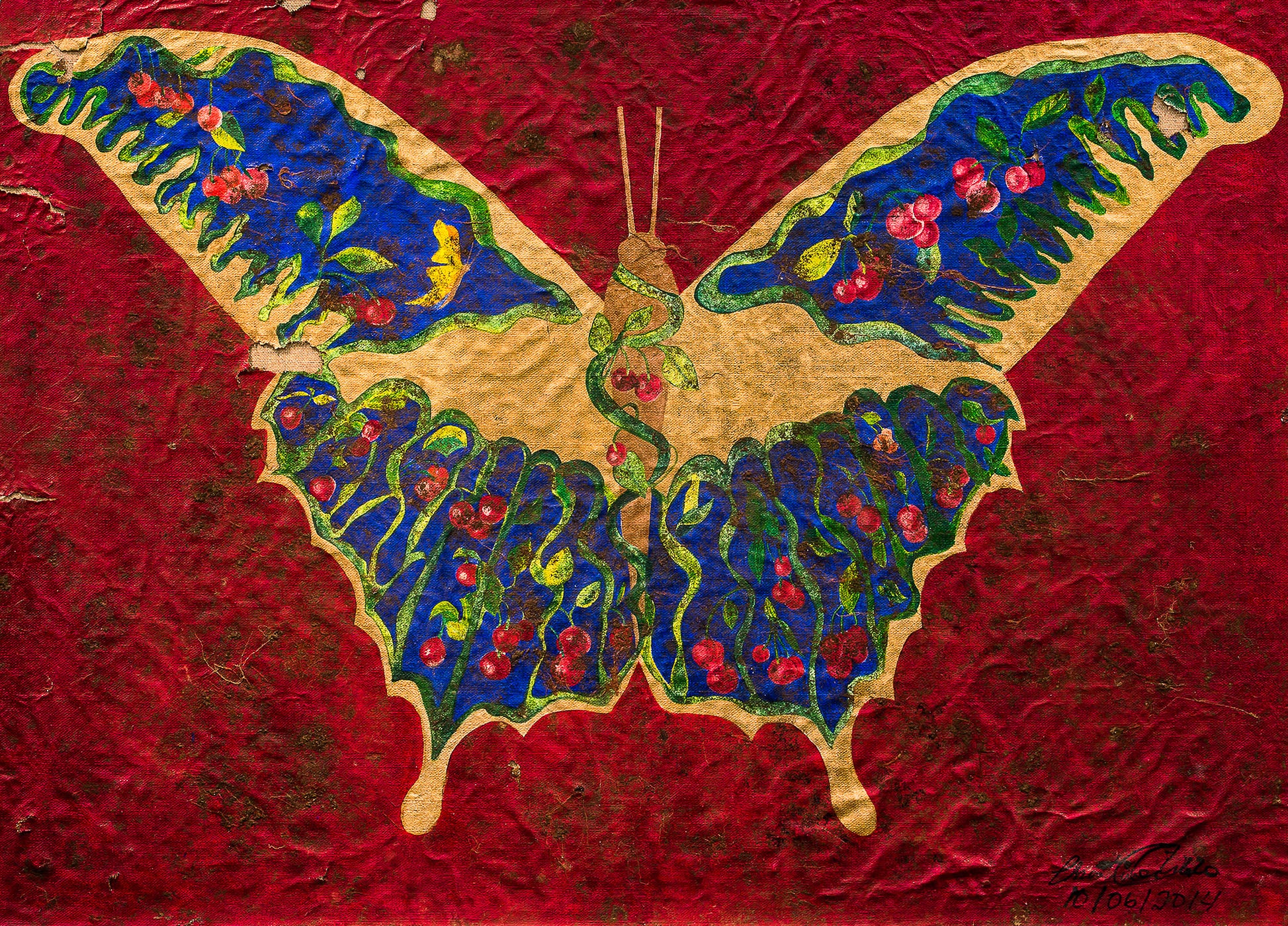 Borboleta dourada