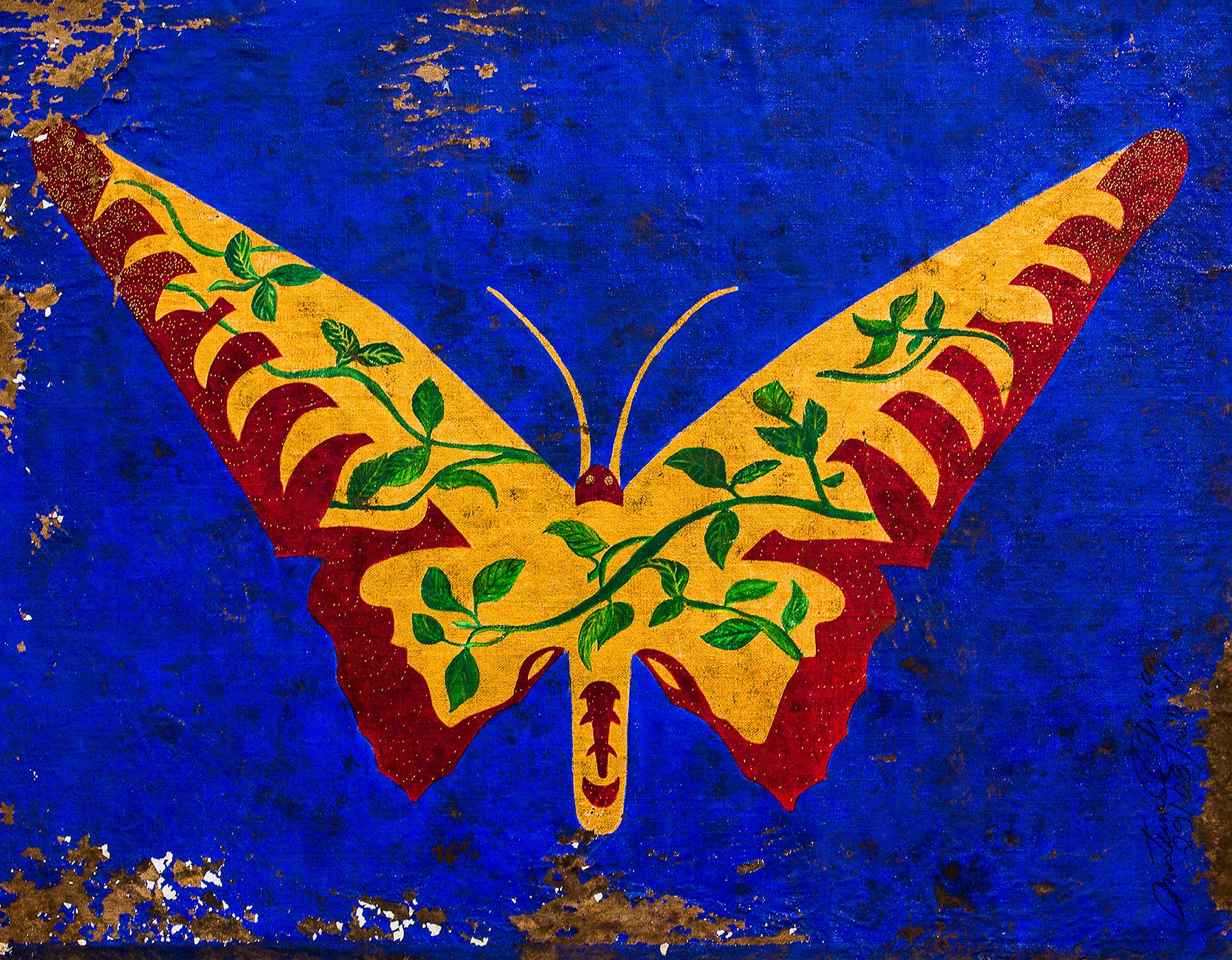 Borboleta vermelha