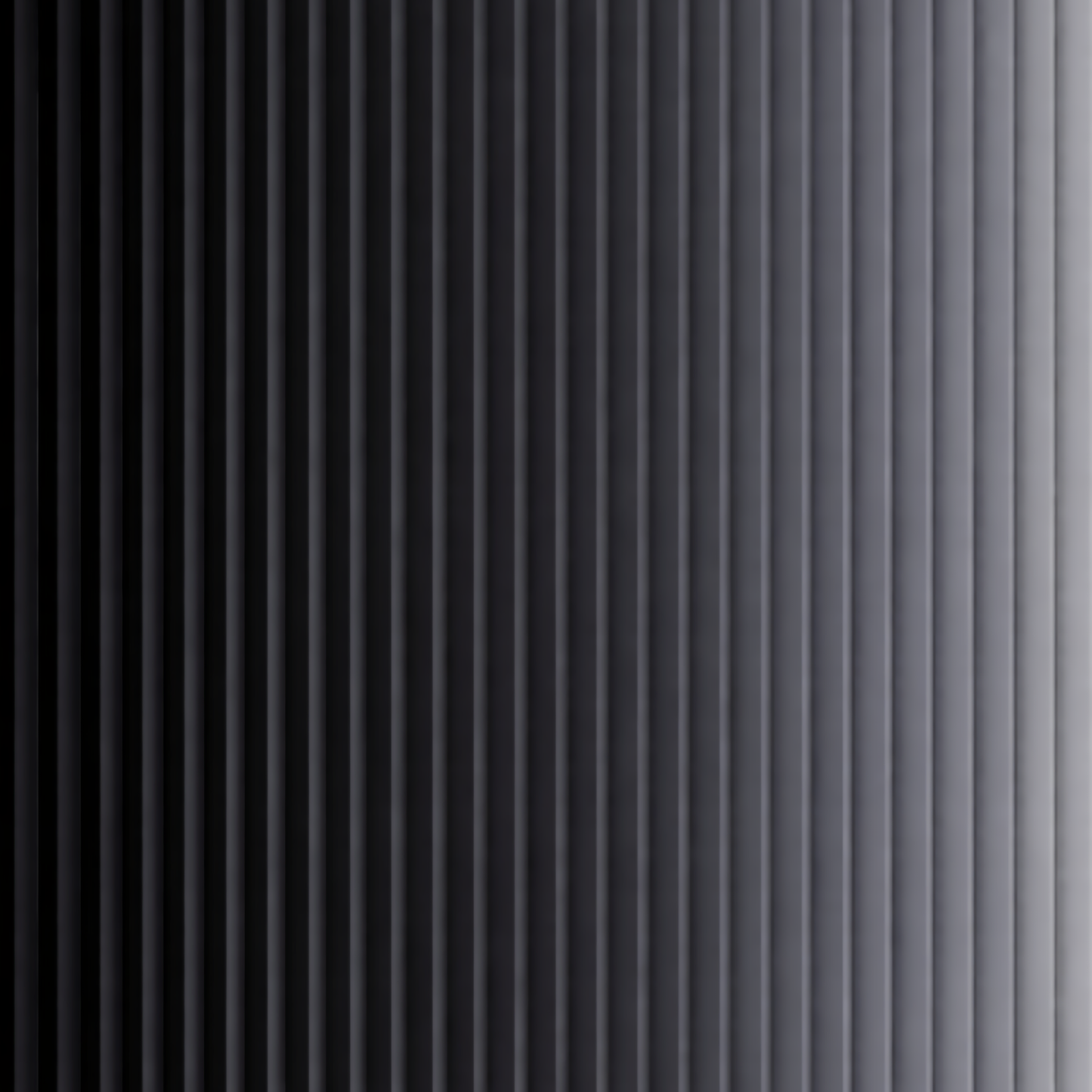 Pintura contemporânea de Solana Art com listras verticais em degradê preto e cinza, variando do tom escuro ao claro.