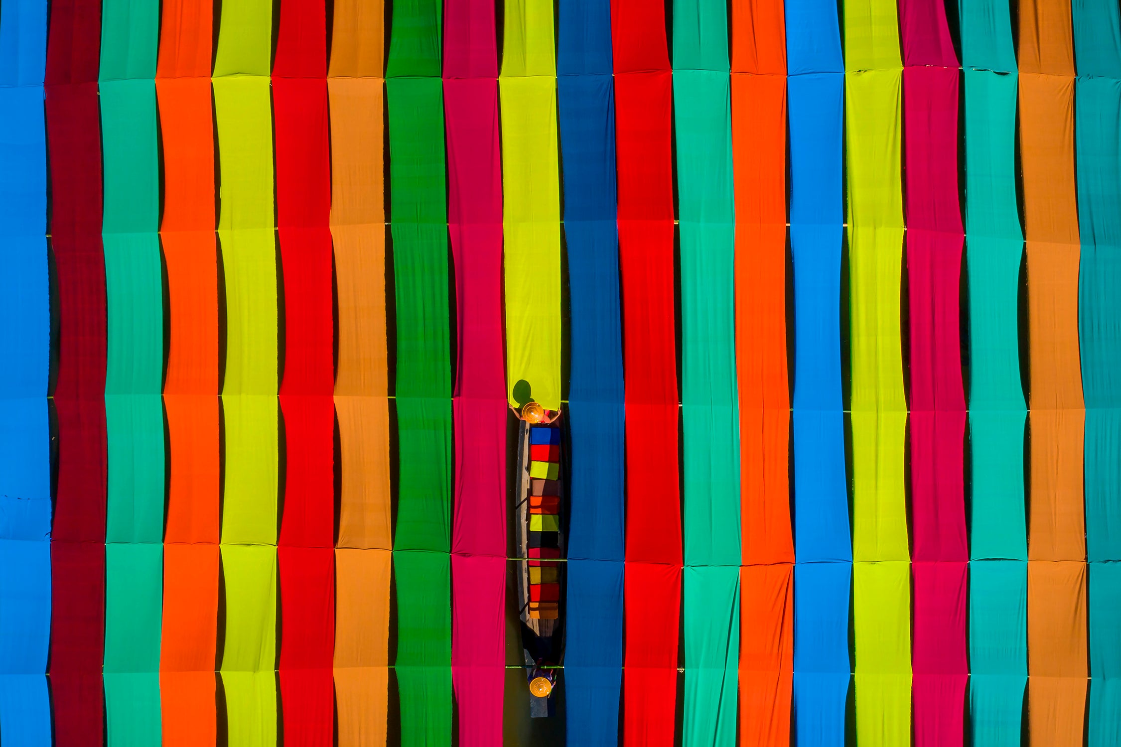 Colors of inle Fabrics