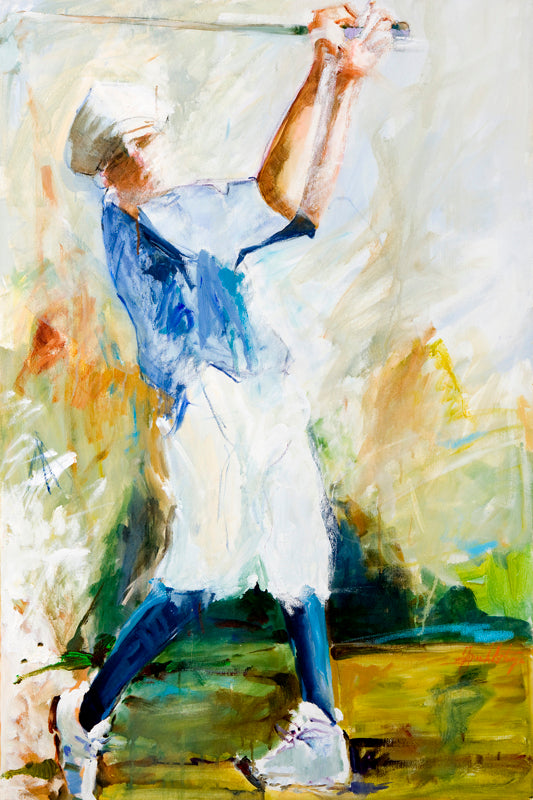 Golfista Azul