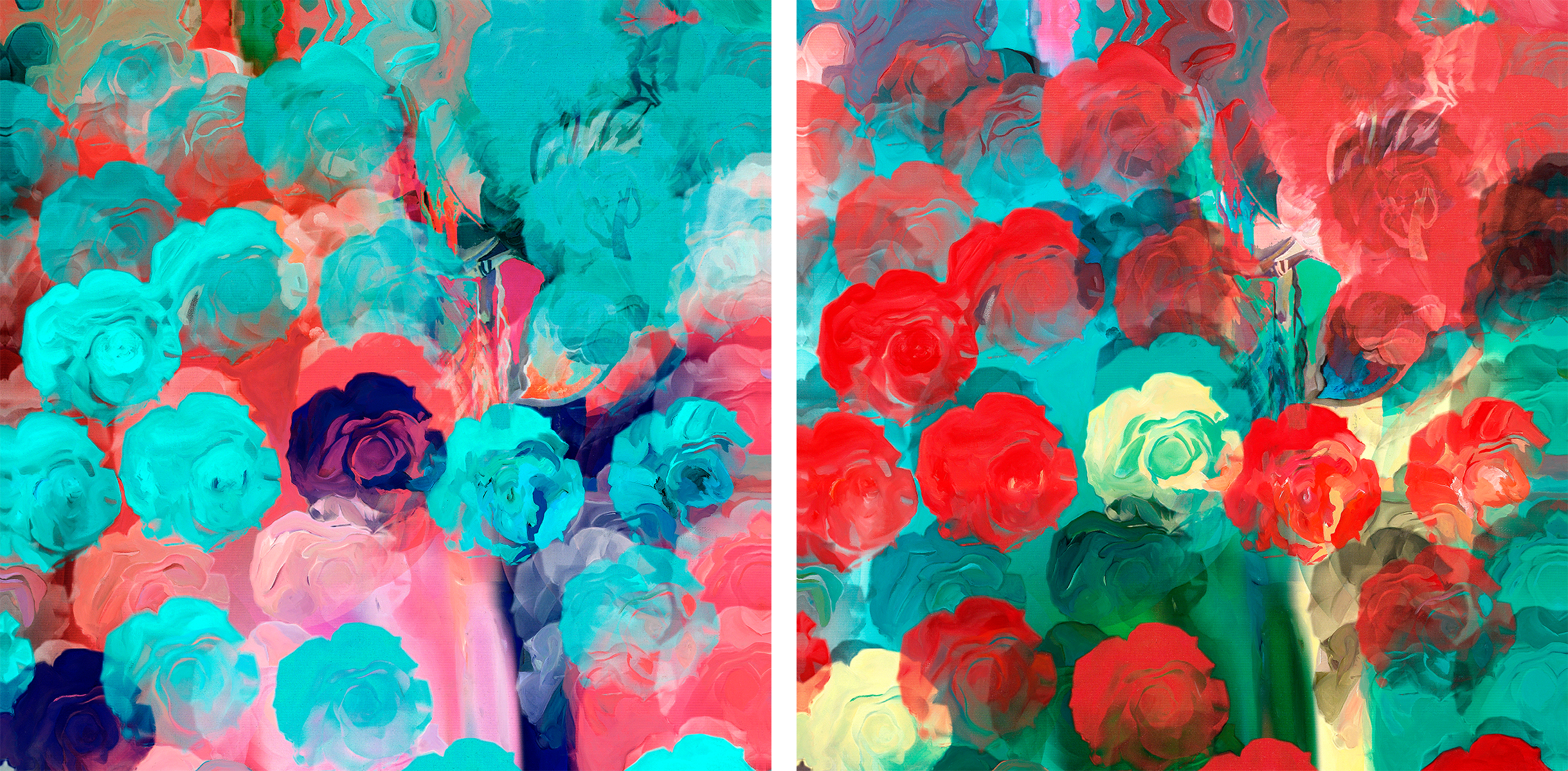 Roses - Diptych